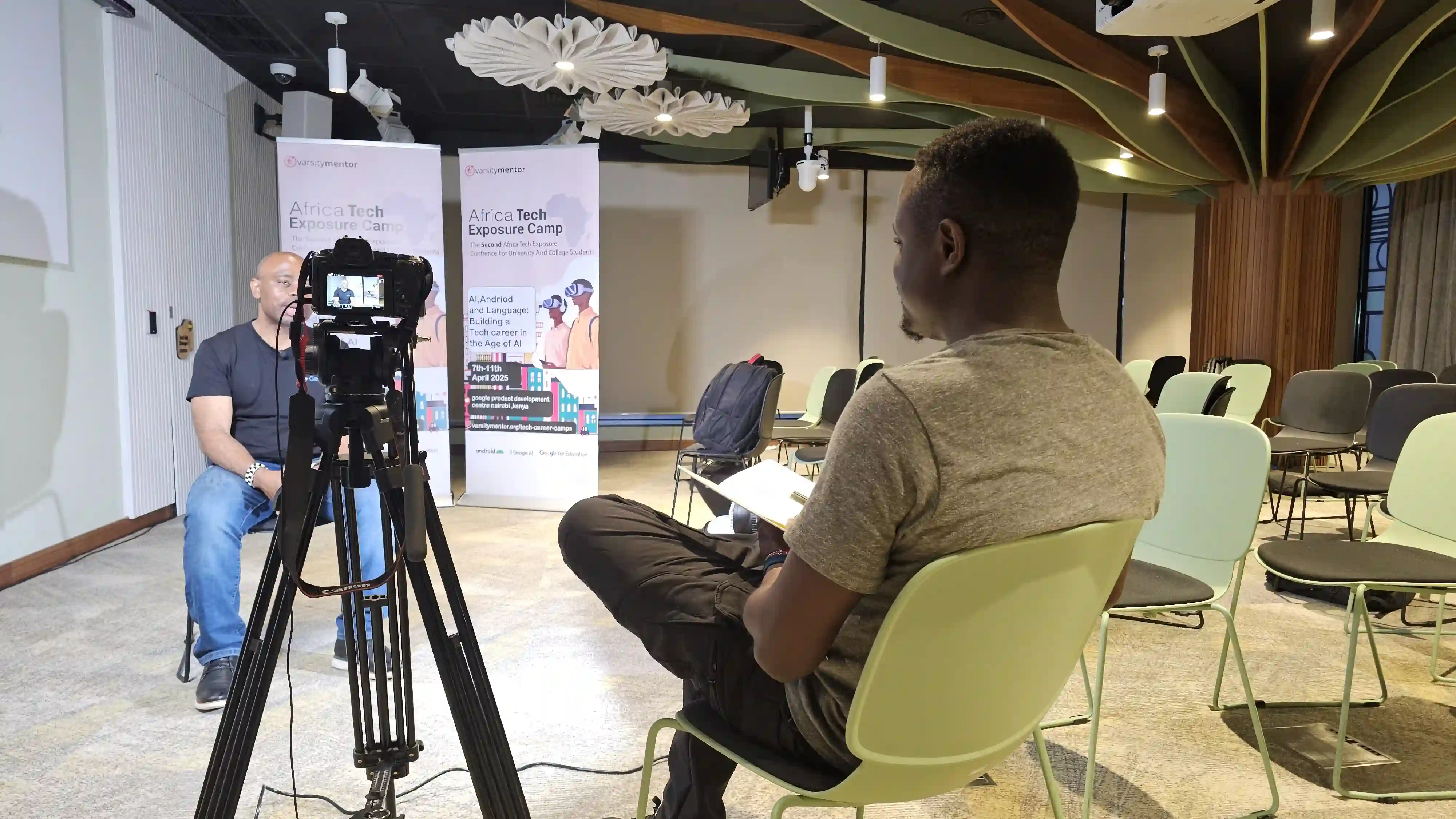 Creative storytelling in progress