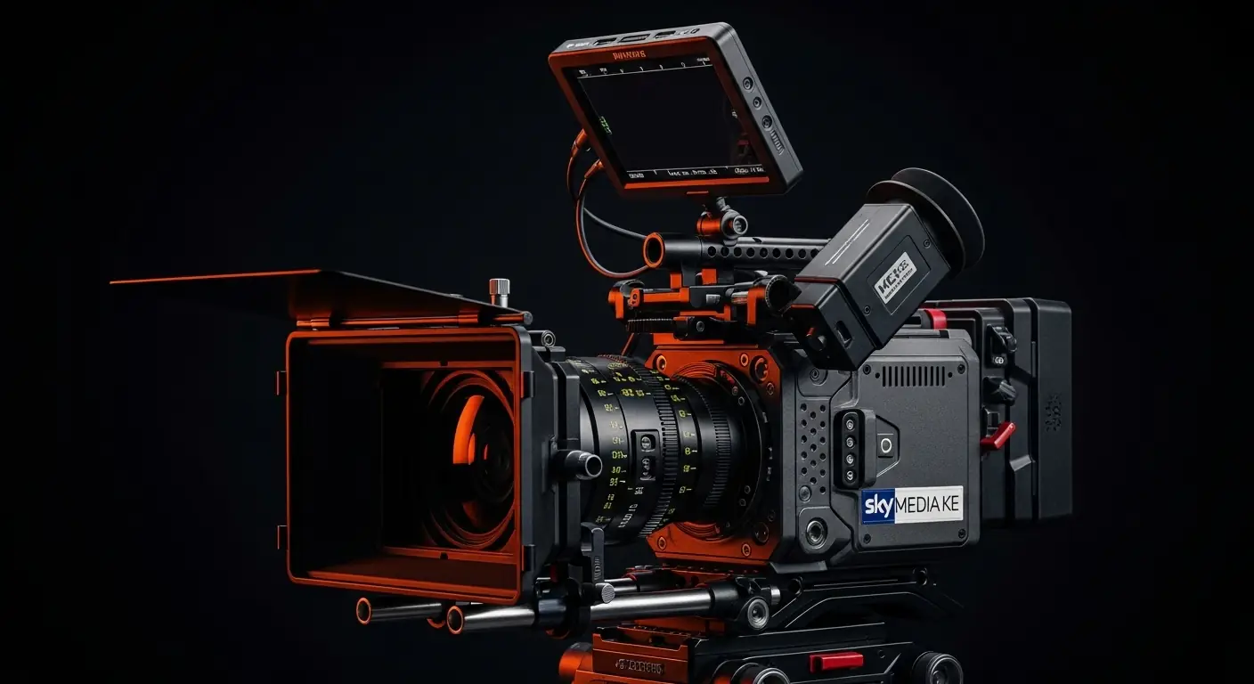 Creative production team at work